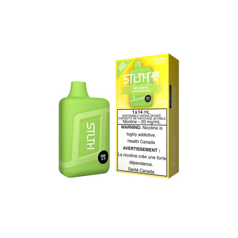 STLTH 8K Pro – White Grape Disposable Vape
