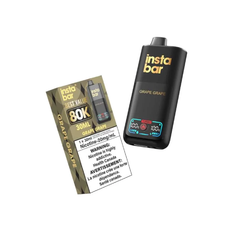 Insta Bar 80K Disposable Vape - Grape Grape