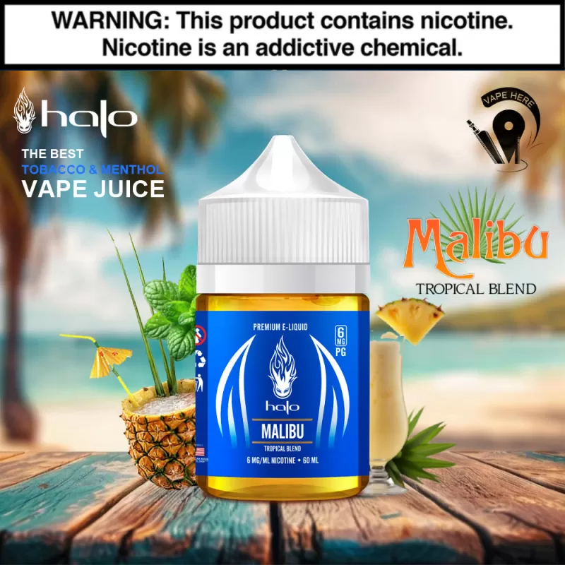 Halo Malibu Tropical Flavor E-Liquid #