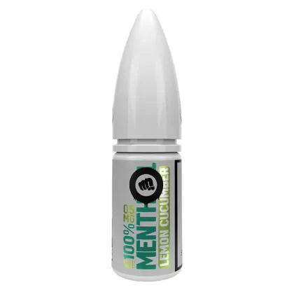 100% Menthol Lemon Cucumber by Riot Squad Nic Salt E-Liquid - 10 Pack