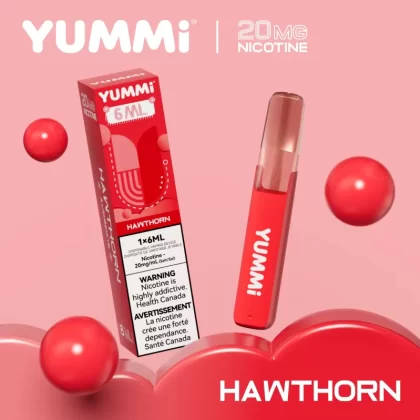 Yummi Dash 6ML Disposable Vape - Hawthorn (Super Cool)