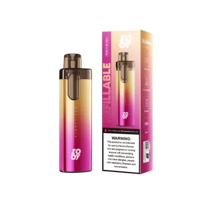 ZOOY Refillable Pod 10ml Cartridge Large Capacity Empty Pod 0.6Ω Mesh Coil Compatible with ZOOY 850mAh Device Transparent Tank 10pcs/Box & 300pcs/Carton Wholesale Vape Refill