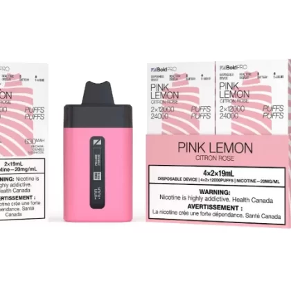ZBOLD PRO Disposable Vape - Zpods - 24K Puffs Combo - Pink Lemon