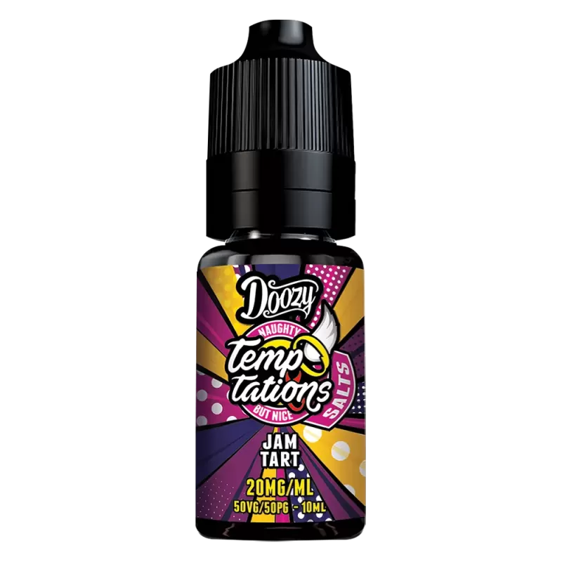 Doozy Temptations Jam Tart Nic Salt E-Liquid - 10 Pack