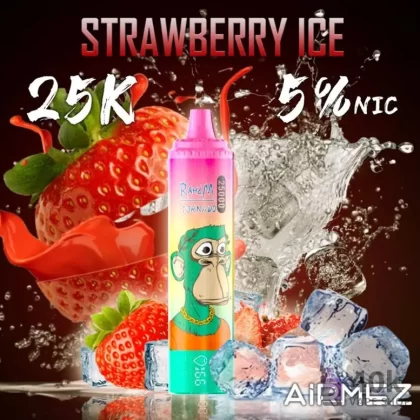 Airmez TORNADO 25K Disposable Vape: Rechargeable, Large 25ML Capacity