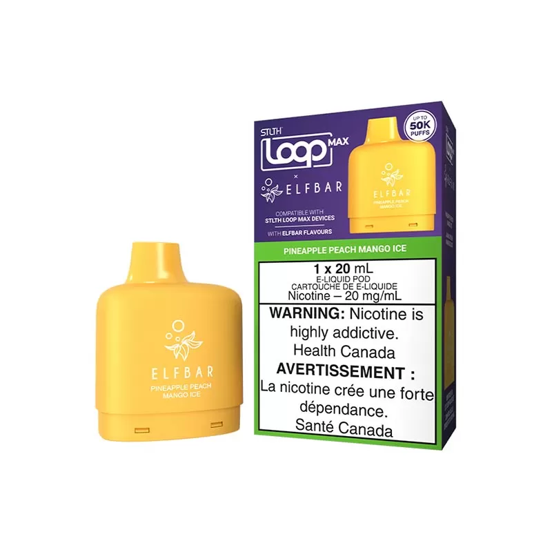 STLTH LOOP MAX x ELFBAR Pod Pack - Pineapple Peach Mango Ice (ON)