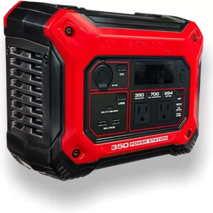 ! FITS PREDATOR 350 Power Station, 350 Running Watt, 294 Wh Capacity – 700 starting Watts, Pure Sine Wave, Powers 6 Devices at Once, Charge by Solar, Car, AC, USB-C; BC, FCC, TUV, UN38.3 Certified
