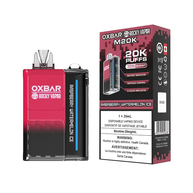 Oxbar M20K Raspberry Watermelon Ice Disposable Vape
