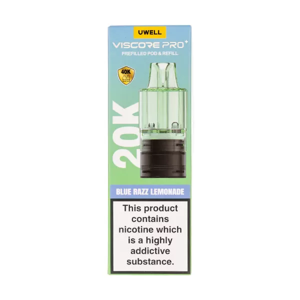 Blue Razz Lemonade Viscore Pro Plus Prefilled Pods by UWELL