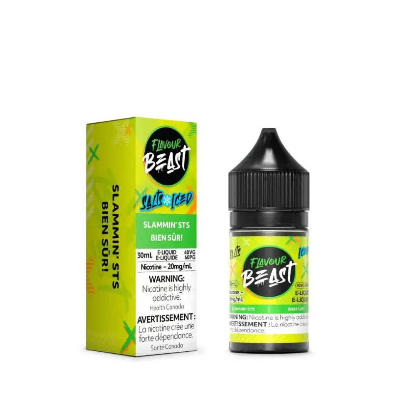 Slammin STS Iced-Flavour Beast E-Liquid Salt 30ML'