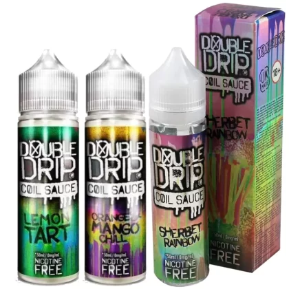 4x Double Drip 50ml Shortfills – 4 Pack Vape Juice Deal – 70VG