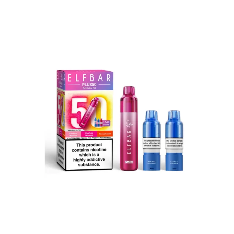ELF BAR Plus 50 Prefilled Pod Kit Lemonade Edition