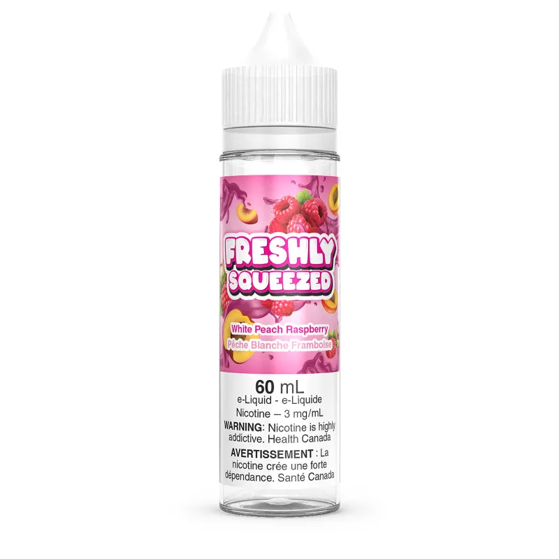 White Peach Raspberry – Freshly Squeezed E-Liquid