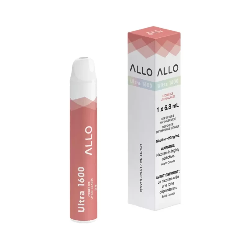 ALLO ULTRA 1600 - Lychee Ice Disposable Vape