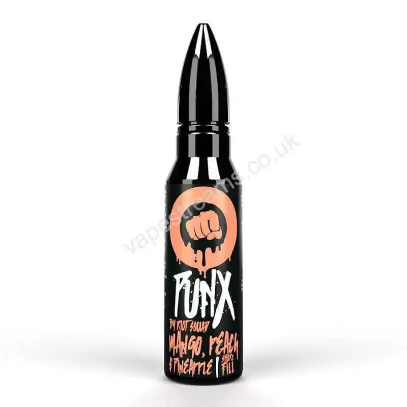 Mango Peach & Pineapple E-Liquid Shortfill by Riot Squad Punx