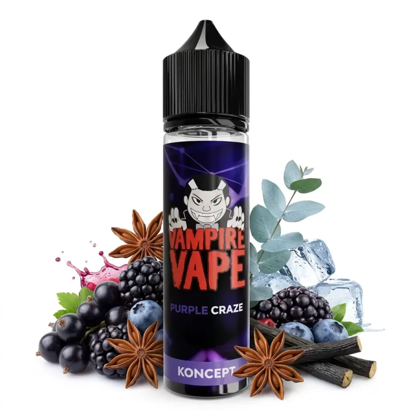 Purple Craze Shortfill E-Liquid by Vampire Vape 50ml