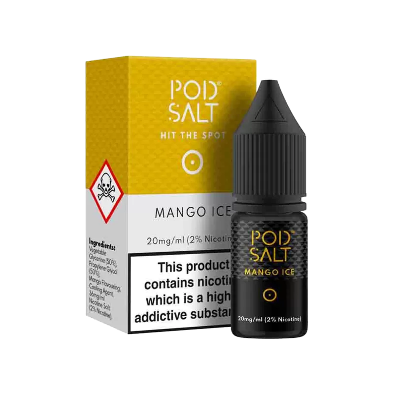 Mango Ice Nic Salt E-Liquid by Pod Salt