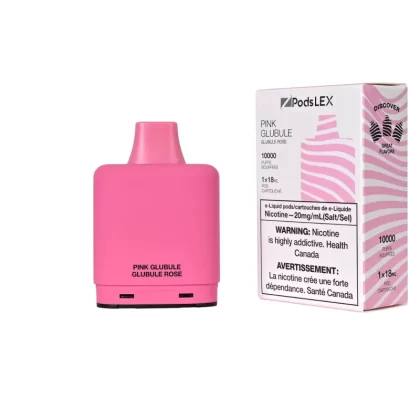 ZPODS LEX Pod System - 10K Puff Vape Pods - Pink Glubule