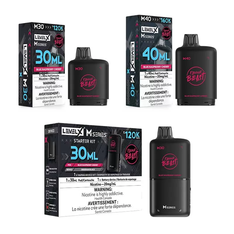 Level X M Series Pod - Flavour Beast - Blue Raspberry Cherry (AB)
