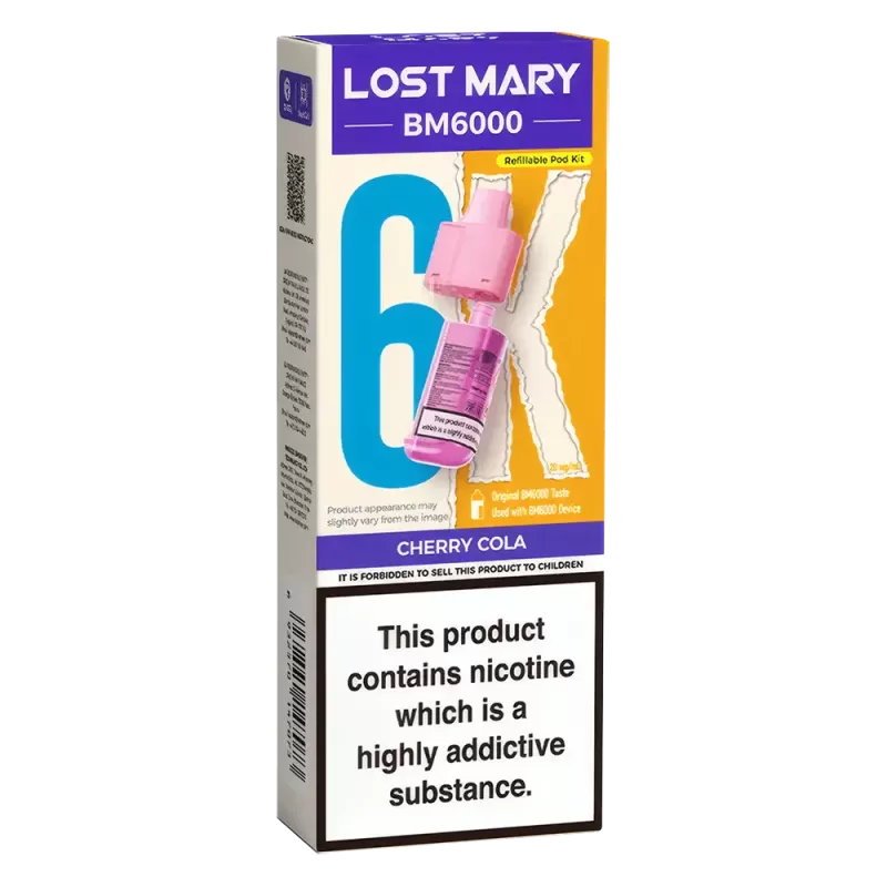 Lost Mary BM6000 Cherry Cola Prefilled Pods