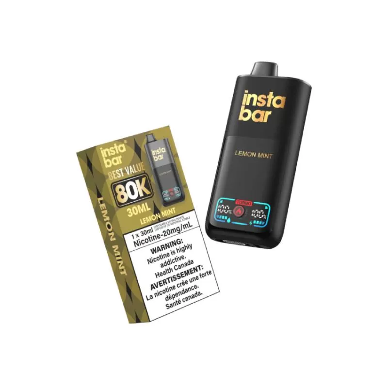 Insta Bar 80K Disposable Vape - Lemon Mint