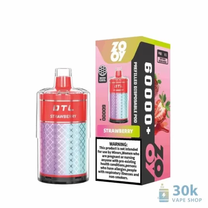Zooy MEGA 60000 POD Disposable Vape – 50mL, 35K Puffs, Dual Mesh Coil