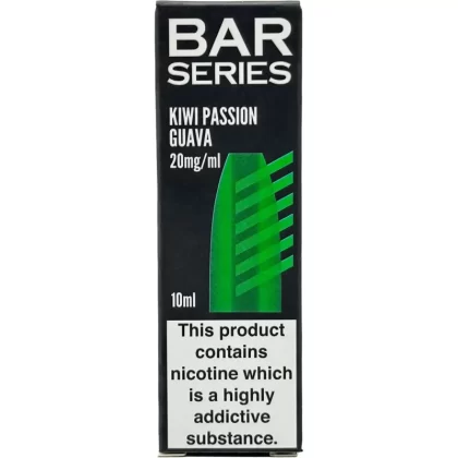 20mg Bar Series 10ml Nic Salts (50VG/50PG) – Kiwi Passion Guava