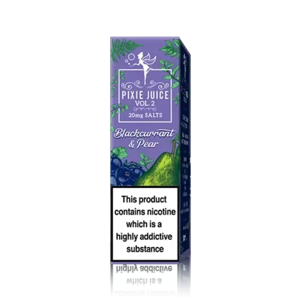 Blackcurrant Pear Pixie V2 Nic Salts