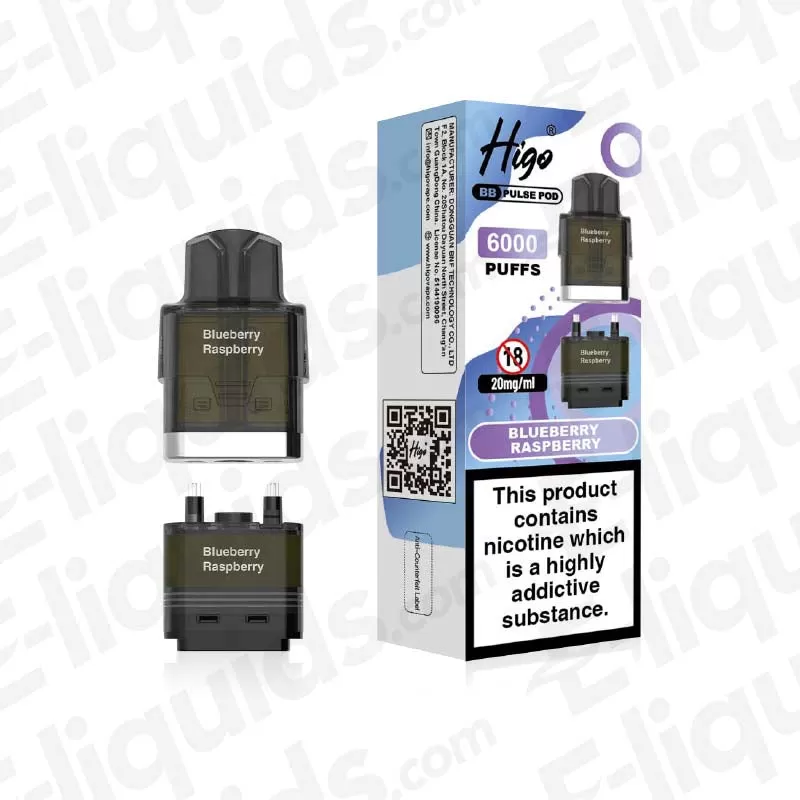 Higo BB Pulse Blueberry Raspberry Prefilled Pod
