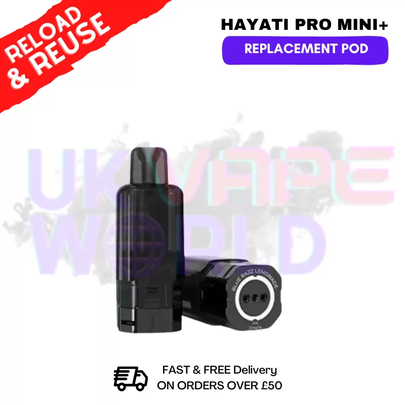 Hayati Pro Mini+ 1000 Puff REPLACEMENT PODS (2PK)