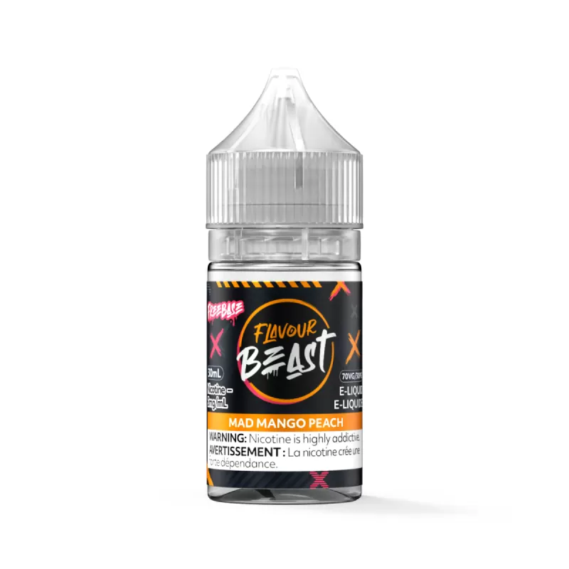 Mad Mango Peach - Flavour Beast E-Liquid Freebase 30ML'