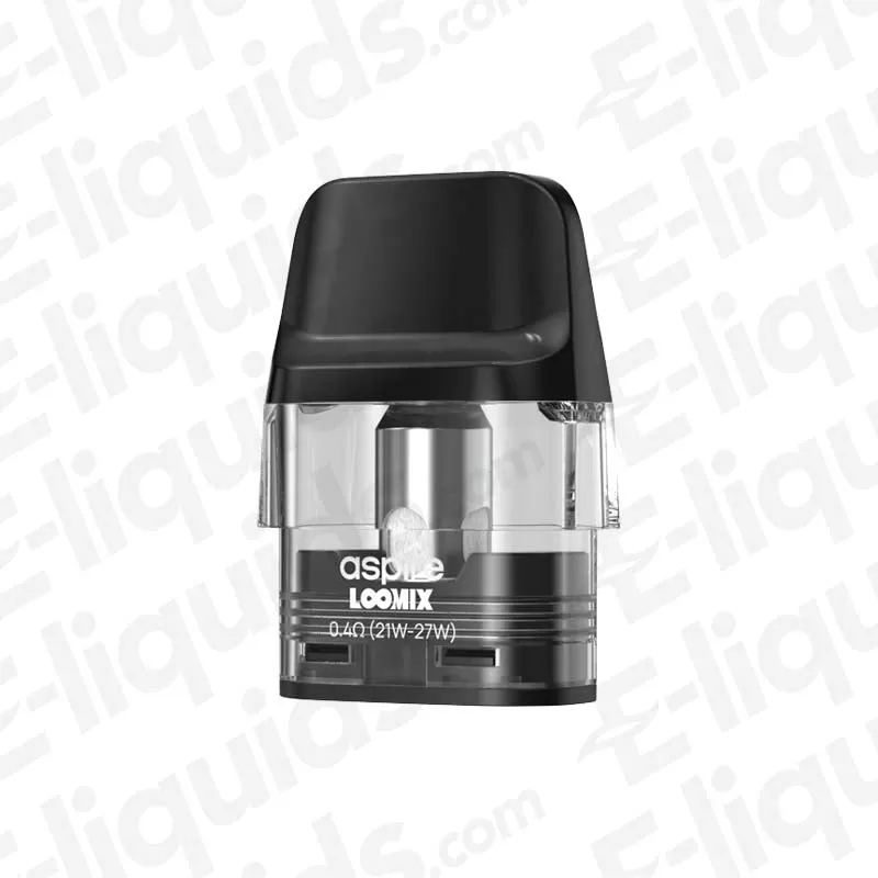Aspire Loomix 0.8 Ohm / 2ml Replacement Pods 2 Pack