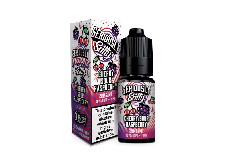 Seriously Fusionz Salty Cherry Sour Raspberry Nic Salt E-liquid