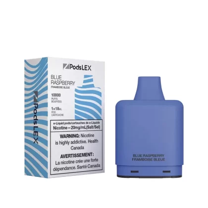 Z Pods LEX Blue Raspberry Disposable Vape Pod