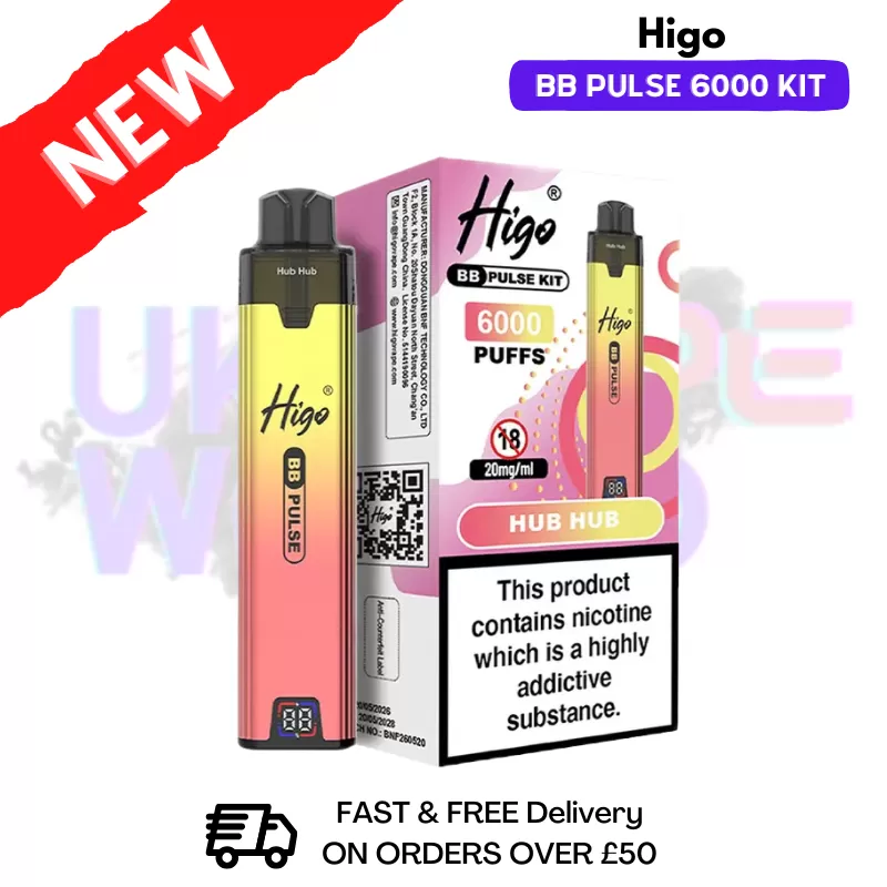 Hub Hub Higo BB Pulse 6000 Prefilled Pod Kit