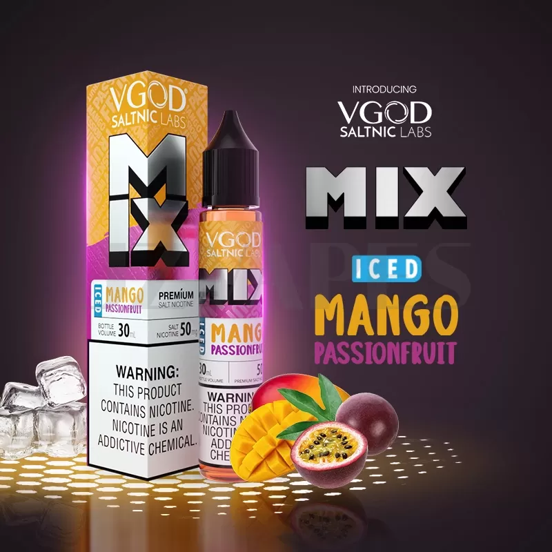 VGOD Mix Iced Mango Passionfruit Saltnic E-Liquid 50
