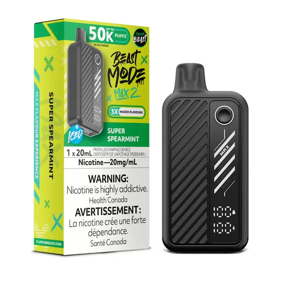 Super Spearmint - Flavour Beast Beast Mode MAX 2 50K