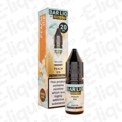 Zeus Juice Peach Ice Bar Liq Nic Salt