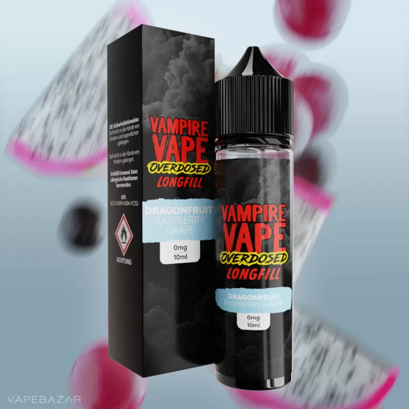 Vampire Vape Overdosed Longfill – Dragonfruit Raspberry Grape 10ml