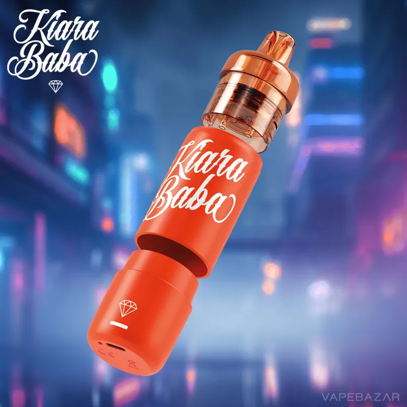 Kiara Baba Vape Battery - Bright Orange