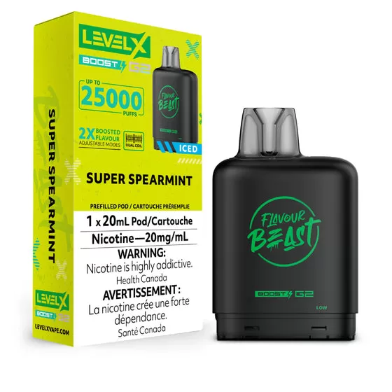 Super Spearmint - LEVEL X 25K Boost Pod
