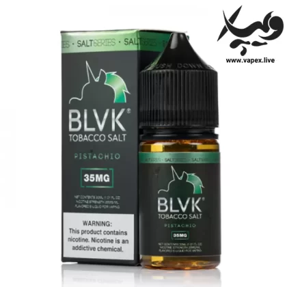 سالت نیکوتین تنباکو پسته بی ال وی کی BLVK Tobacco Pistachio