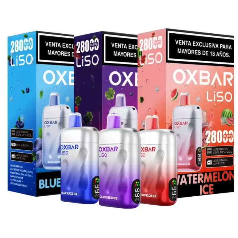 Oxbar Liso 28K Puffs (5%) – E-cigarette Vape Jetable