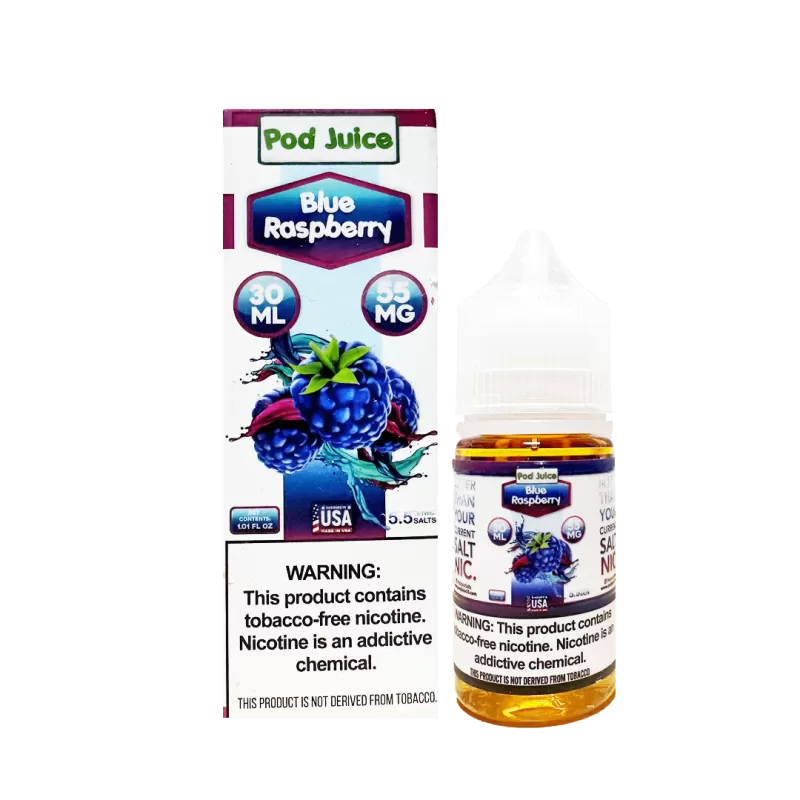 Pod Juice Blueberry Raspberry Salt E-Liquid 55