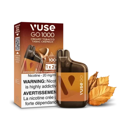 Vuse GO 1000 Disposable Vape - Creamy Tobacco