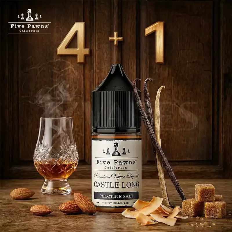 4+1 Five Pawns E-Liquid Salt Nicotine