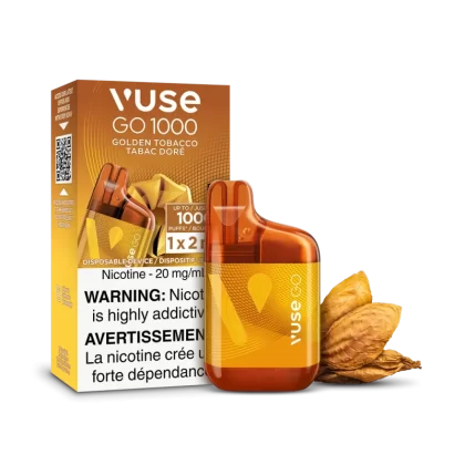 Vuse GO 1000 Disposable Vape - Golden Tobacco