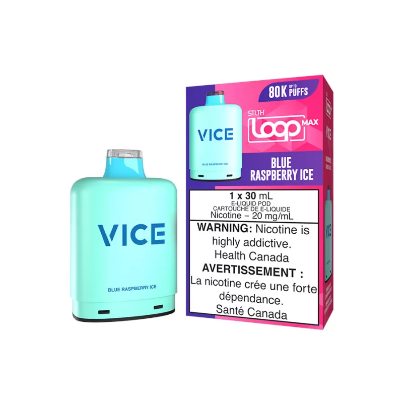 Stlth Loop MAX X Vice POD 80K - Blue Raspberry ICE