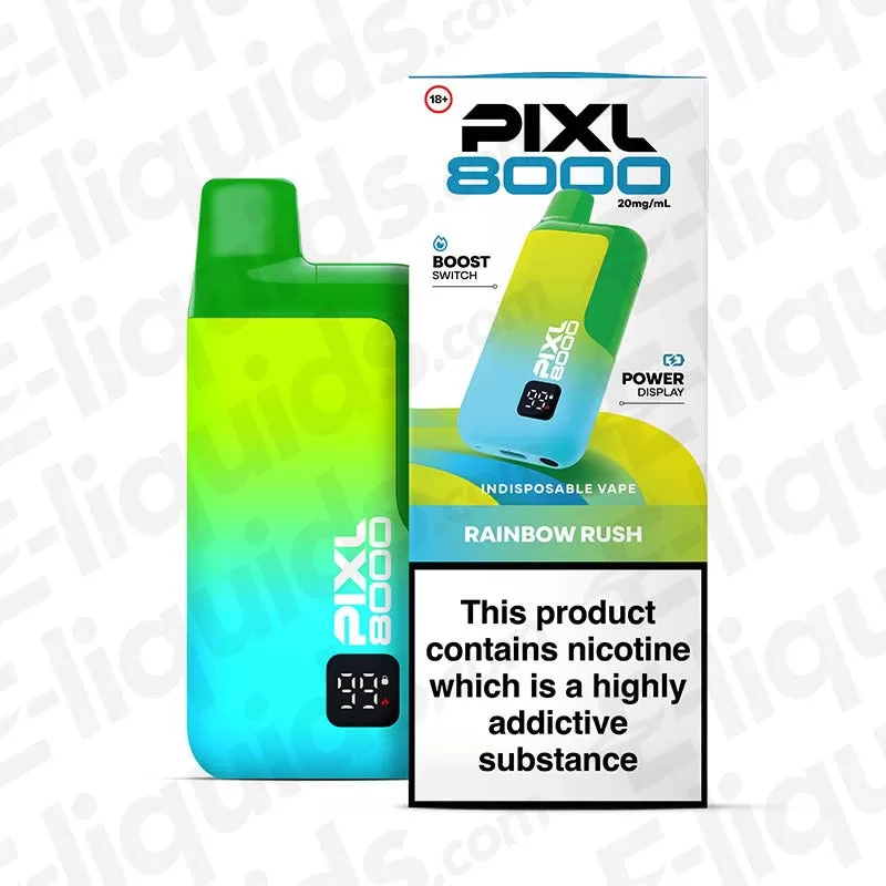 PIXL 8000 Rainbow Rush - Pineapple Grape Prefilled Pod Kit