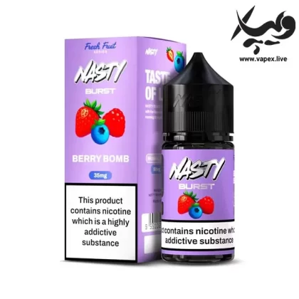 سالت میکس بری نستی برست Nasty Burst Berry Bomb 30ML